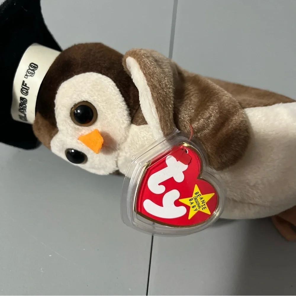 3/25$(Mix) TY Wise Graduation Owl Beanie Baby Mint Rare Retired 1998 NWT - Picture 12 of 13